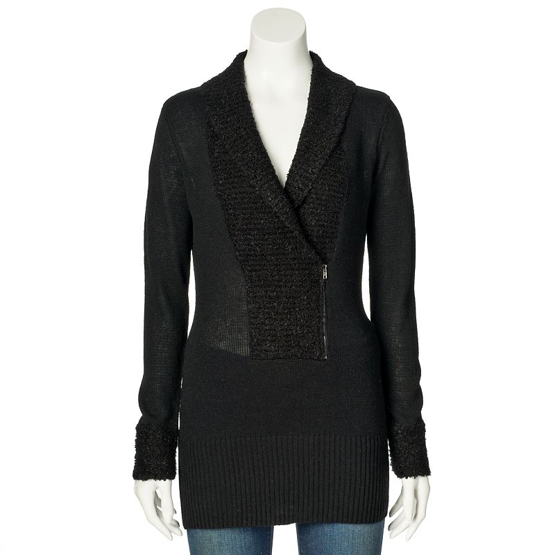 Olivia Sky Boucle WoolBlend Tunic Sweater Women's