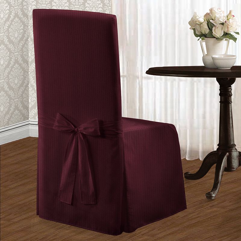 United Curtain Co. Metro Dining Room Chair Slipcover, Red