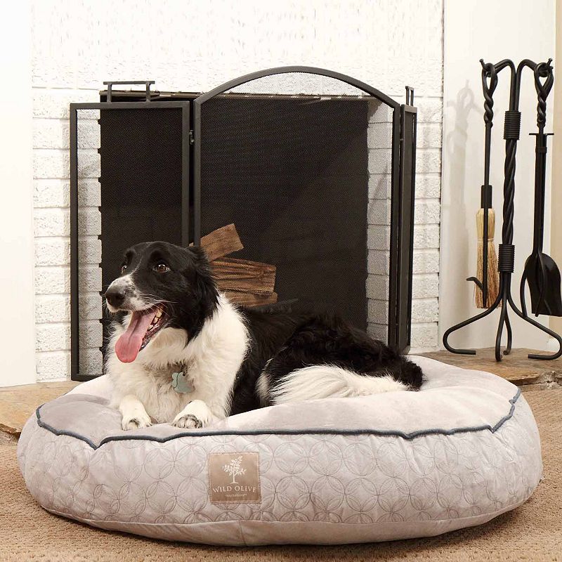 Wild Olive Round Pet Bed 35'' x 35''