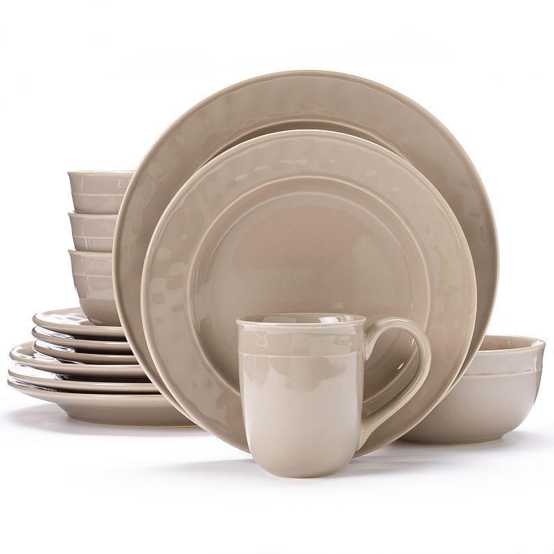 Brown Stoneware Dinnerware Set Kohl's