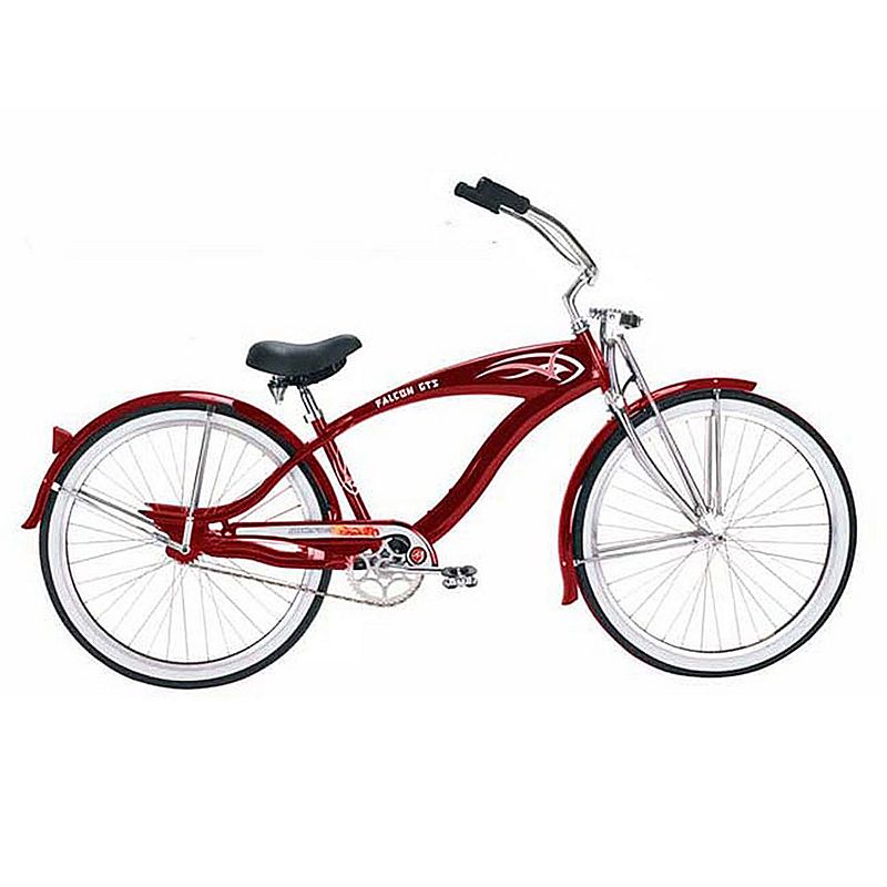 Micargi Falcon 26-in. Beach Cruiser Bike - Men, Red