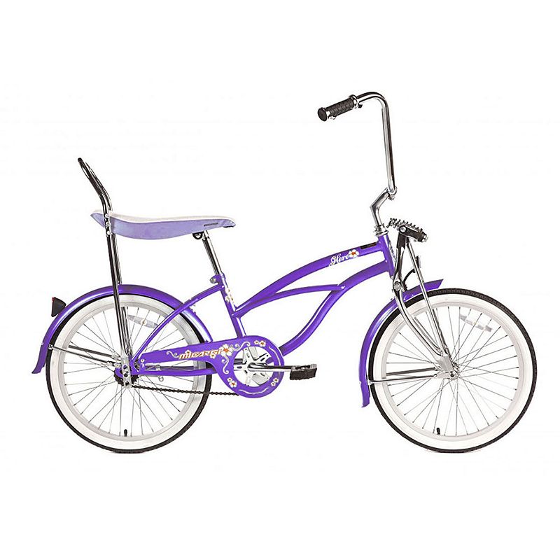 Girls Micargi Hero 20-Inch Tire Beach Cruiser Bike, Purple