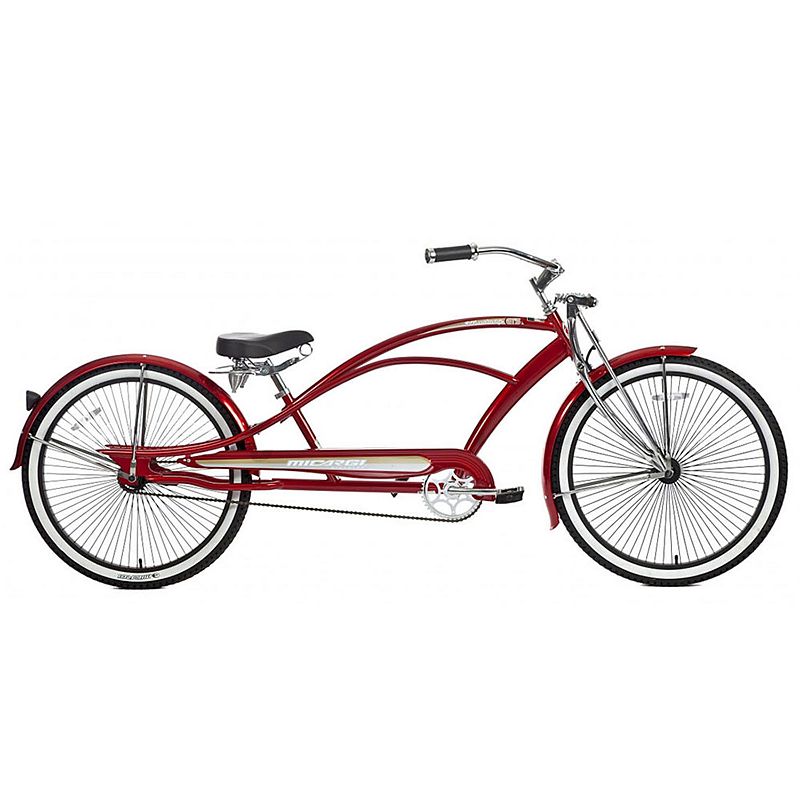 Micargi Mustang 26-in. GTS Stretch Beach Cruiser - Men, Red