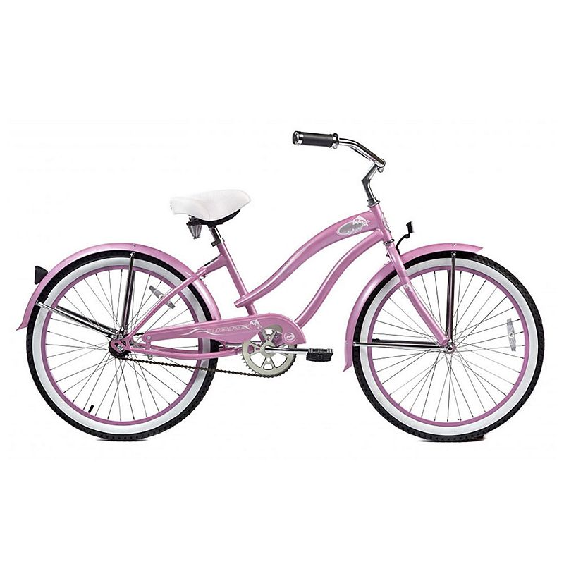 Micargi Rover 24-in. Beach Cruiser Bike - Women, Pink