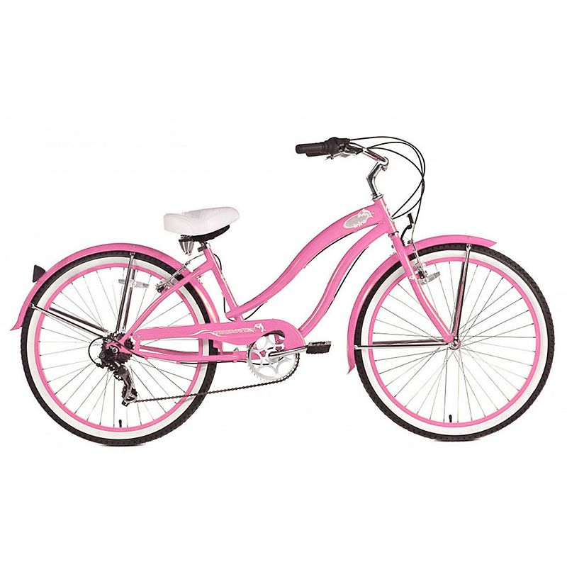 Micargi Rover 26-in. 7-Speed Beach Cruiser Bike - Women, Pink