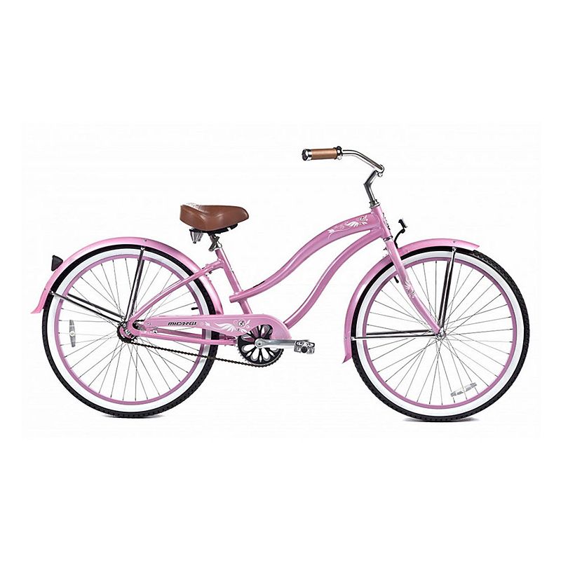 Micargi Rover 26-in. LX Beach Cruiser Bike - Women, Pink