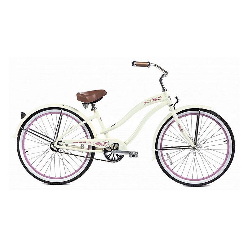 Micargi Rover 26-in. LX Beach Cruiser Bike - Women, White