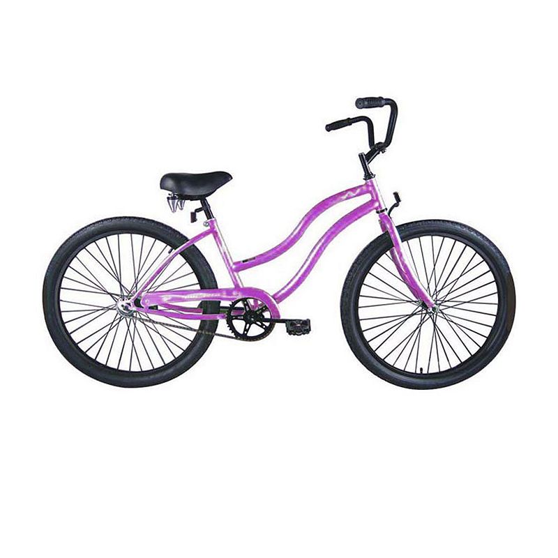 Micargi Touch 26-in. Beach Cruiser Bike - Women, Purple