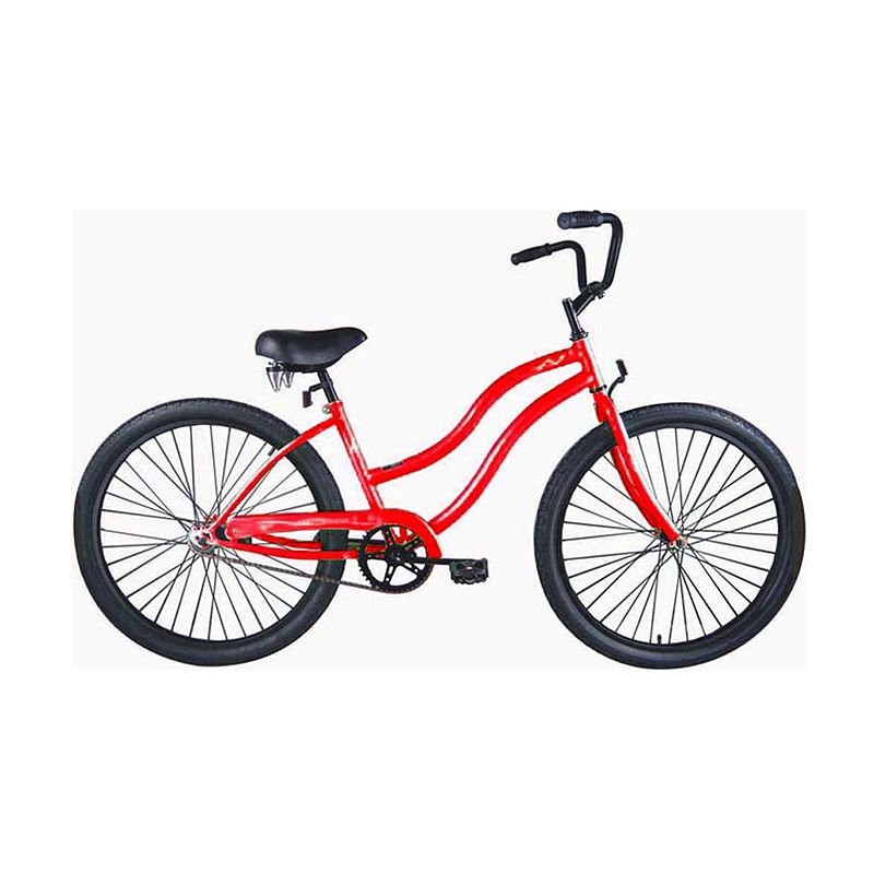 Micargi Touch 26-in. Beach Cruiser Bike - Women, Red