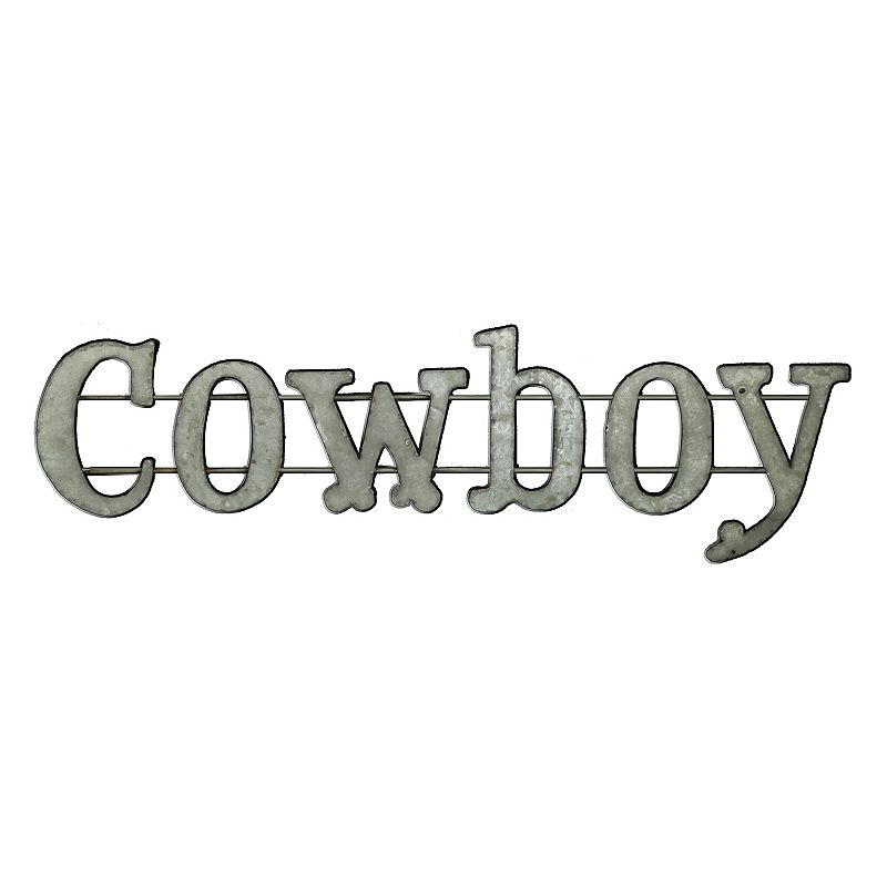 Sheffield Home ''Cowboy'' Metal Wall Decor