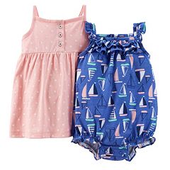 Baby Girl Carter's Dress & Romper Set