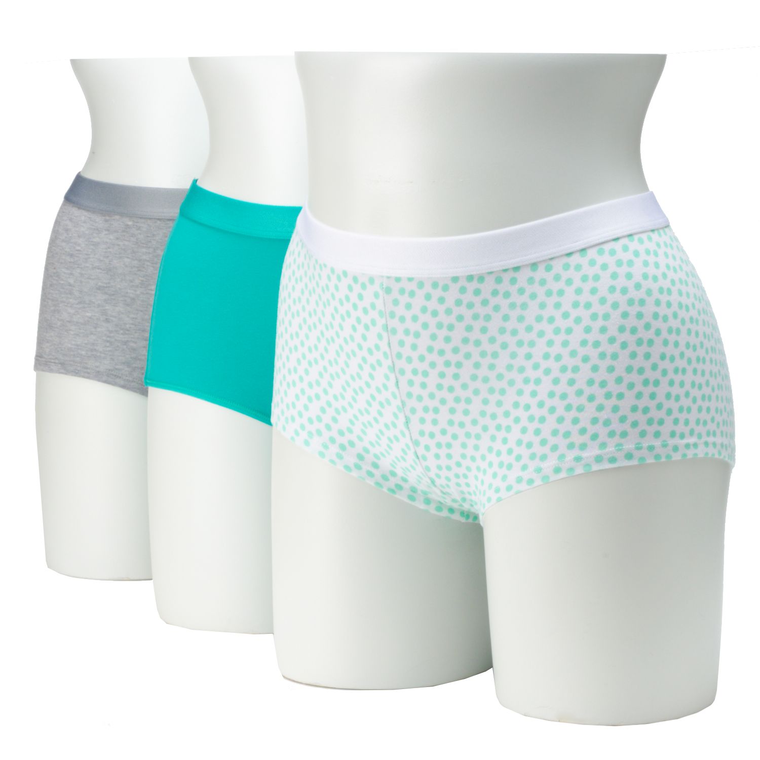 HANES ULTIMATE COMFORTBLEND 3PK. STRETCH XTEMP BOYSHORT PANTIES 49XT