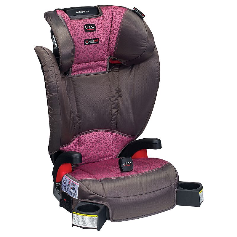 Britax Parkway SGL G1.1 Belt-Positioning Booster Car Seat, Pink