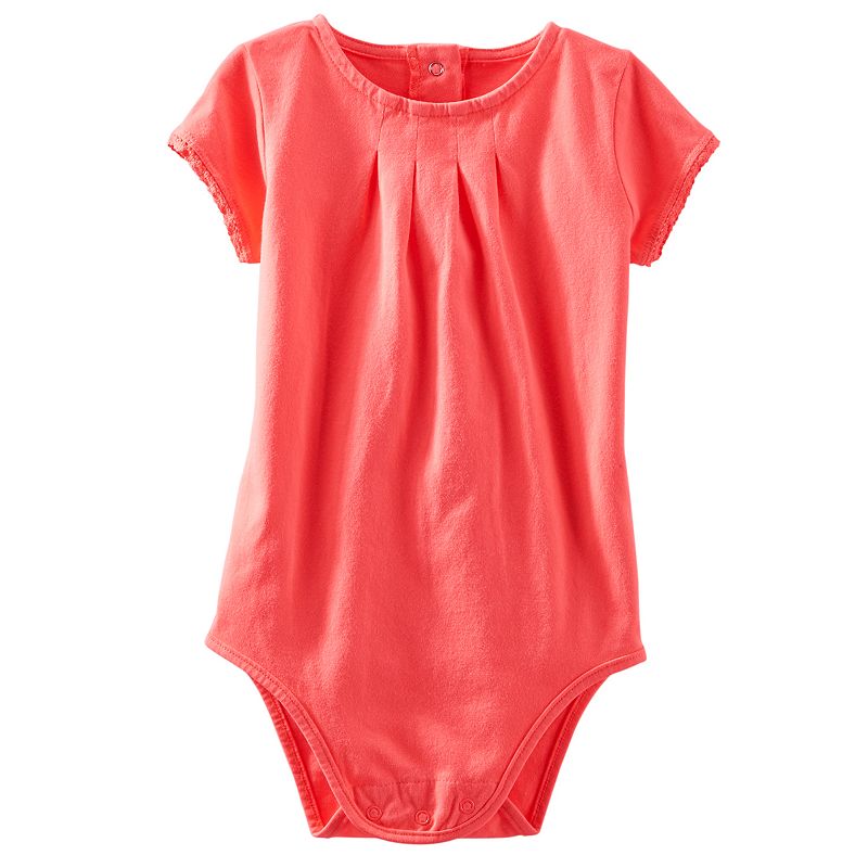 Baby Girl OshKosh B'gosh® Pleated Bodysuit
