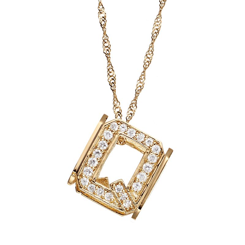 Womens Silver Initial Necklace Kohl's