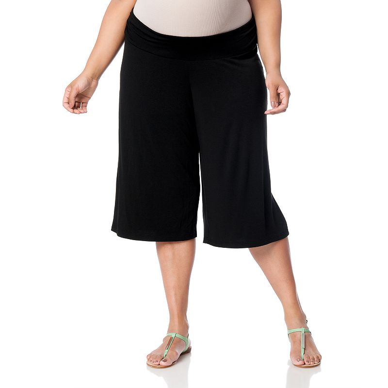 polyester rayon spandex pants plus size