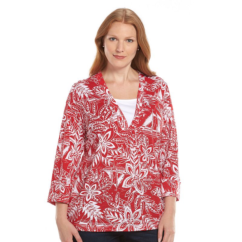 Imported V Neck Tunic Kohl's