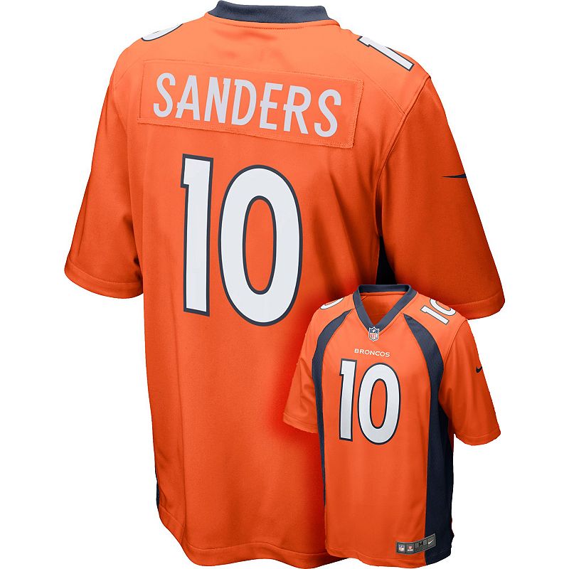 Men's Nike Denver Broncos Emmanuel Sanders Game NFL Replica Jersey