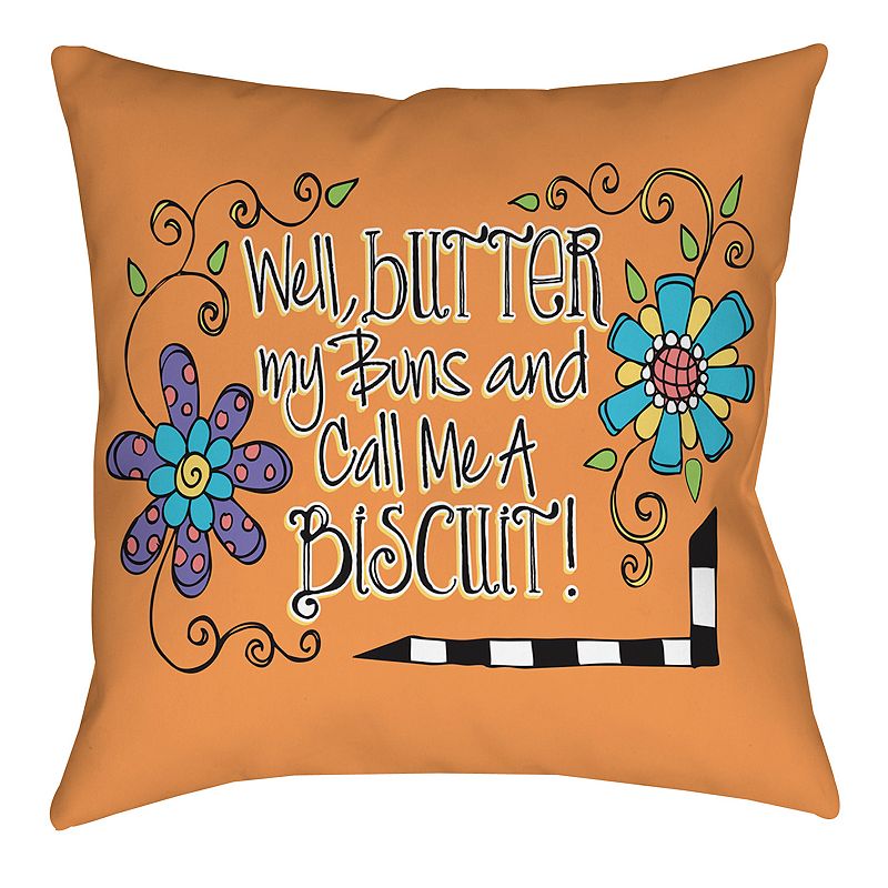 Call Me A Biscuit Throw Pillow DealTrend