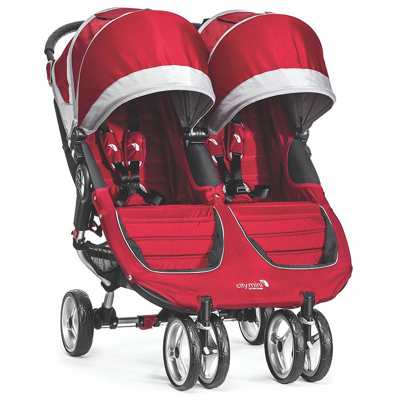 Baby Jogger City Mini Double Stroller, Dark Red
