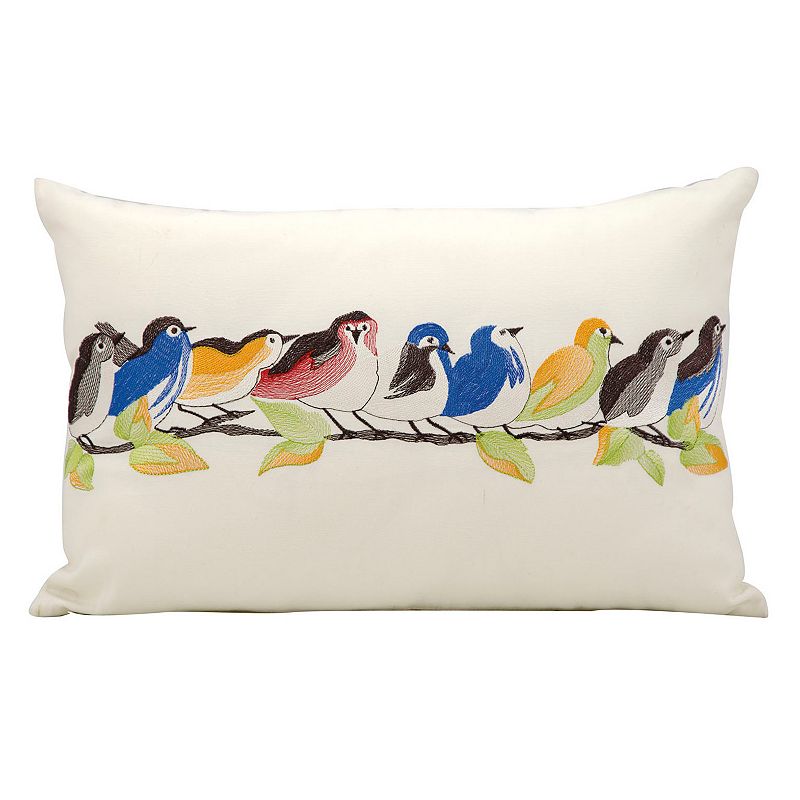 Mina Victory Bird Throw Pillow Indoor / Outdoor