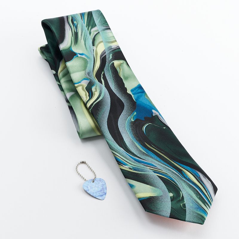 Mens Jerry Garcia Green Tie Kohl's