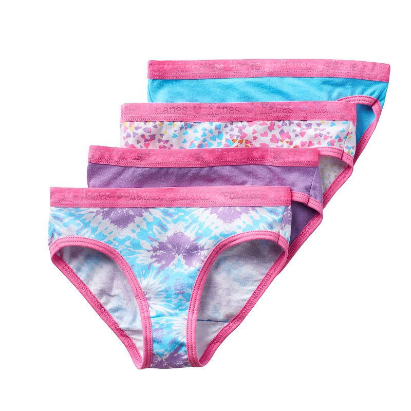 Hanes 4pk. Ultimate XTemp Cool Comfort Hipster Panties Girls 616