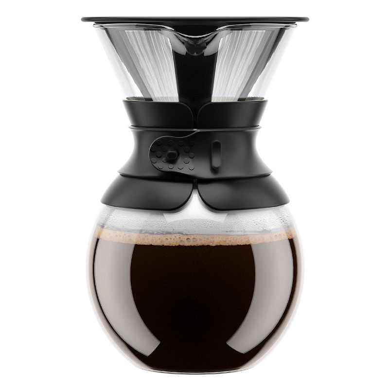 Bodum 34-oz. Pour-Over Coffee Maker with Permanent Filter, Black