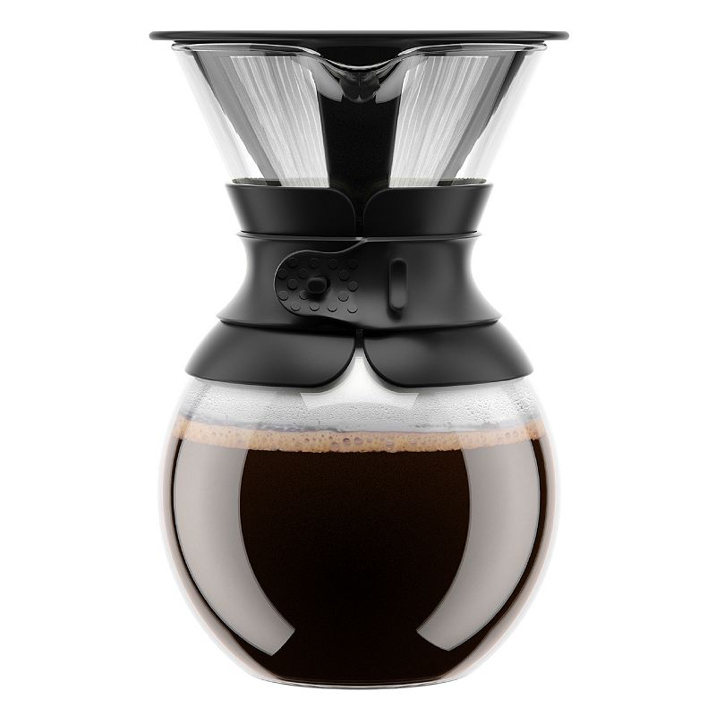 Bodum 34-oz. Pour-Over Coffee Maker with Permanent Filter, Black