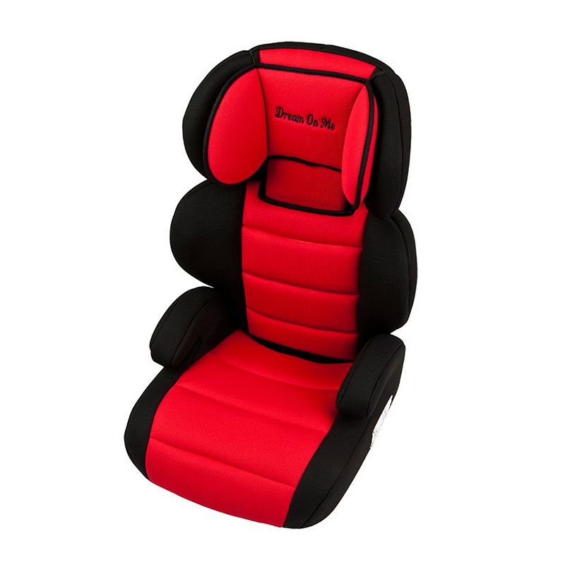 Dream On Me Deluxe Turbo Booster Car Seat, Red