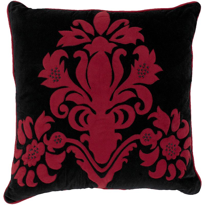 Black Zippered Throw Pillow Kohl s