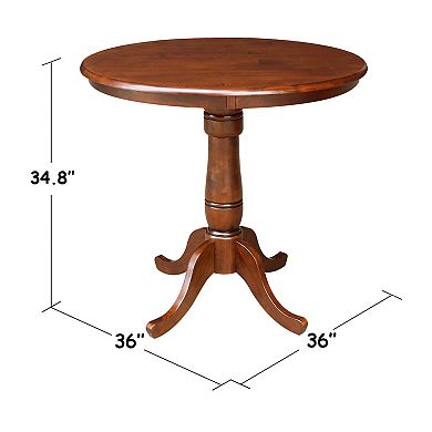 International Concepts 36'' Large Round Pedestal Table