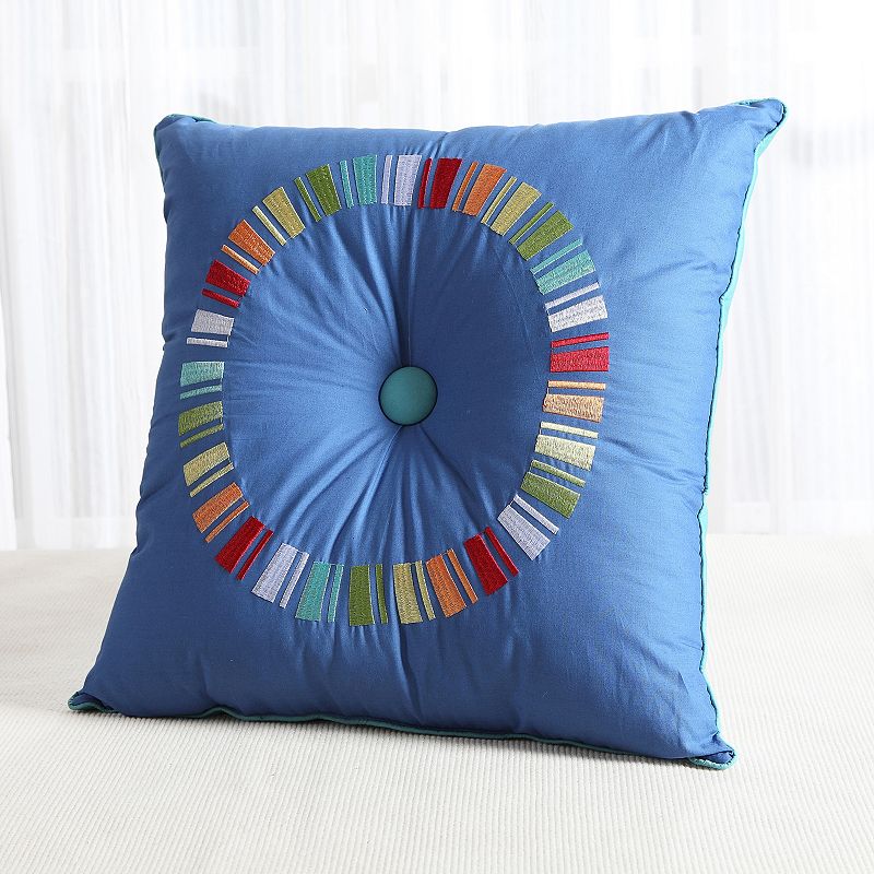 Yellow Embroidered Pillow Kohl s
