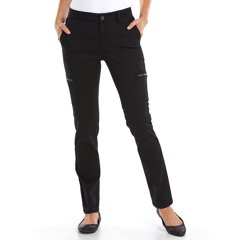 black cargo pants straight leg