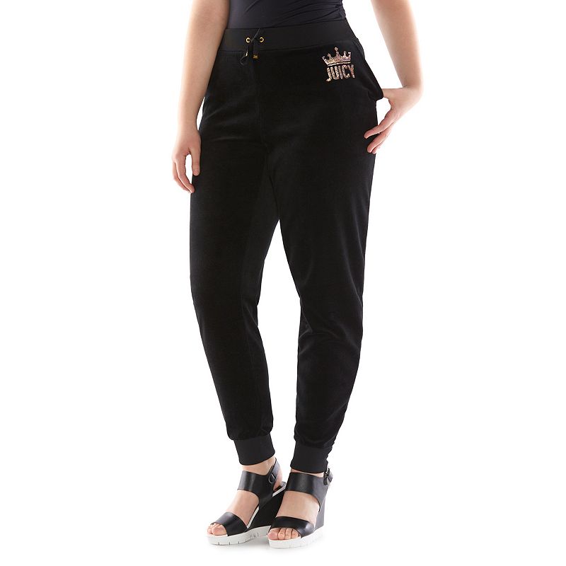 juicy couture velour jogger pants