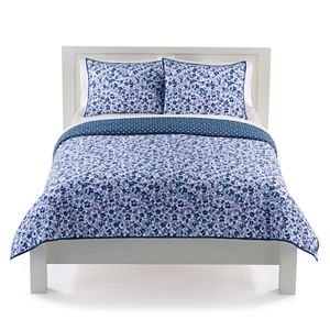 The Big One® Floral Reversible Quilt Set