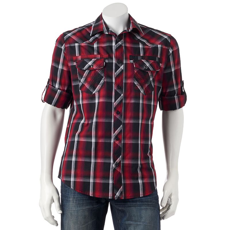 Helix™ Plaid ButtonDown Shirt Men