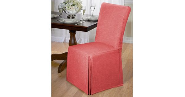 Madison Chambray Dining Room Chair Slipcover