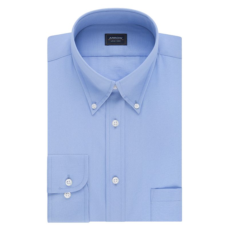 Men's Arrow Regular-Fit Wrinkle-Free Dress Shirt