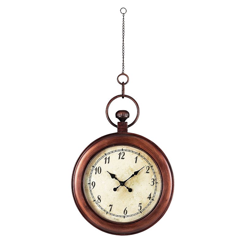 Sterling Reproduction Wall Clock, Brown