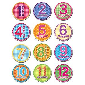 Sticky Bellies Monthly Sticker Set