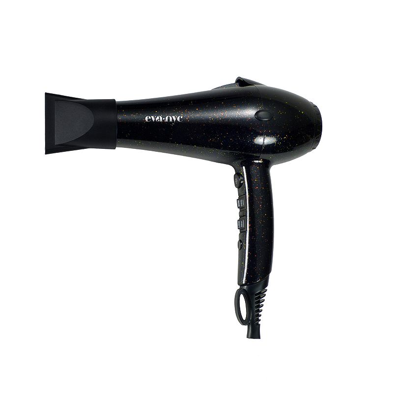 Eva NYC Almighty Pro-Shine Ionic Hair Dryer, Black