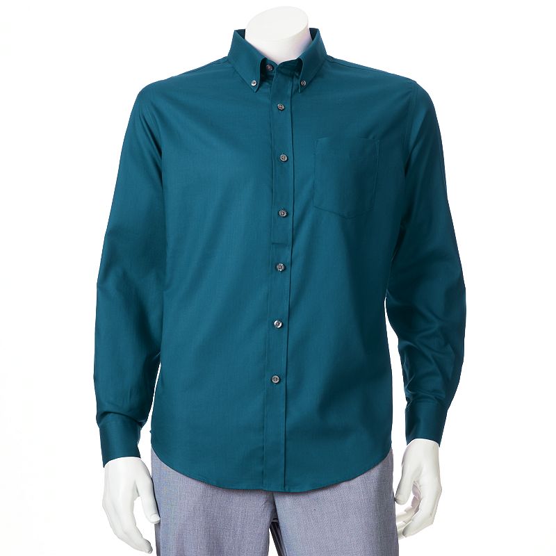 Brown Easy Care Shirt Kohl's