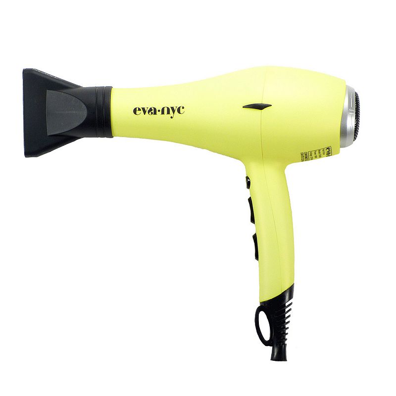 Eva NYC Almighty Pro-Lite Ionic Hair Dryer, Yellow