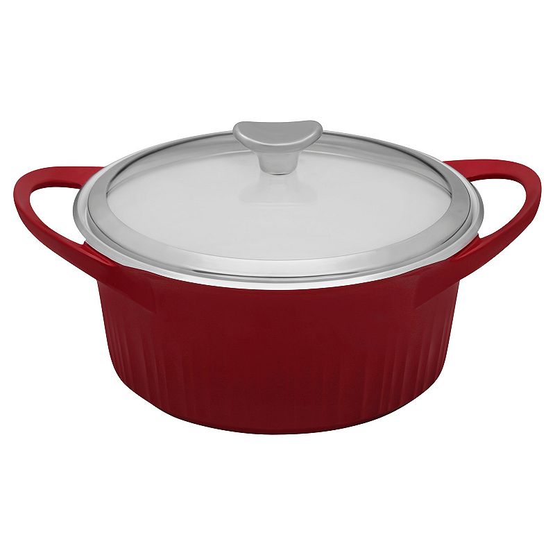 CorningWare 3.5-qt. Covered Dutch Oven, Red