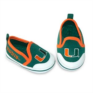 Miami Hurricanes Crib Shoes - Baby
