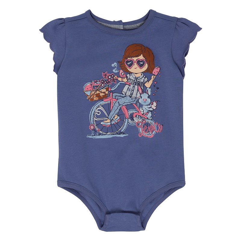 Baby Girl Levi's Kimberly Butterfly Bodysuit