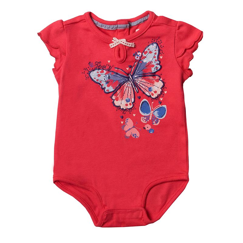 Baby Girl Levi's Kimberly Butterfly Bodysuit