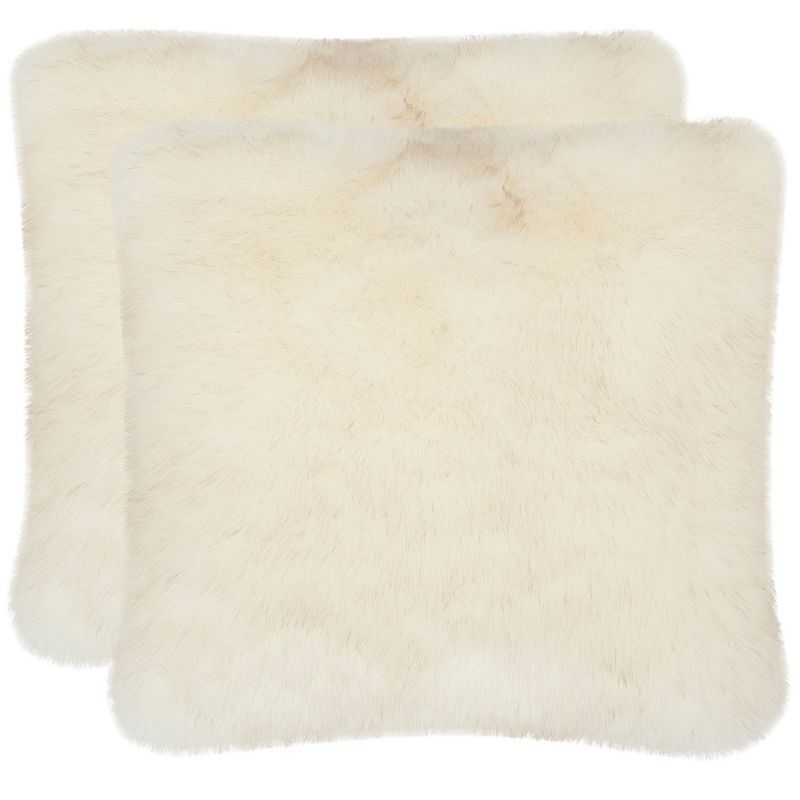 White Faux Fur Throw Pillow Kohl s