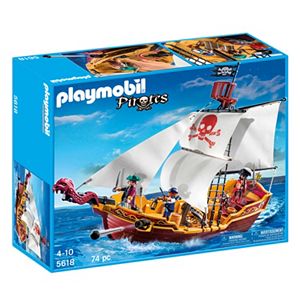 Playmobil Red Serpent Pirate Ship Playset - 5618